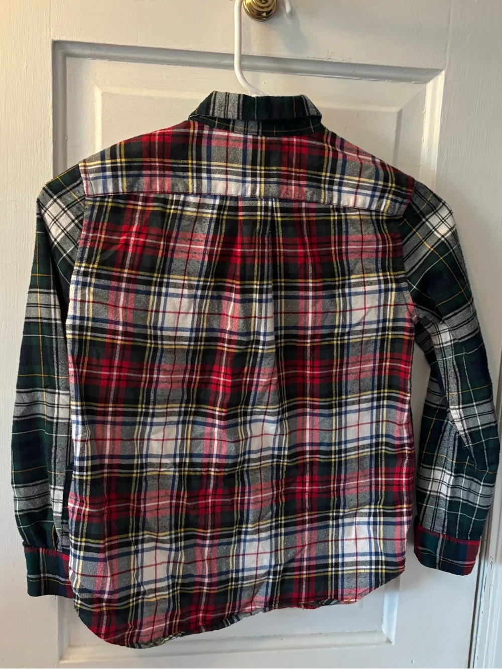 Ralph Lauren Boys' Multicolor Tartan Plaid Button-Down Performance Flannel Shirt